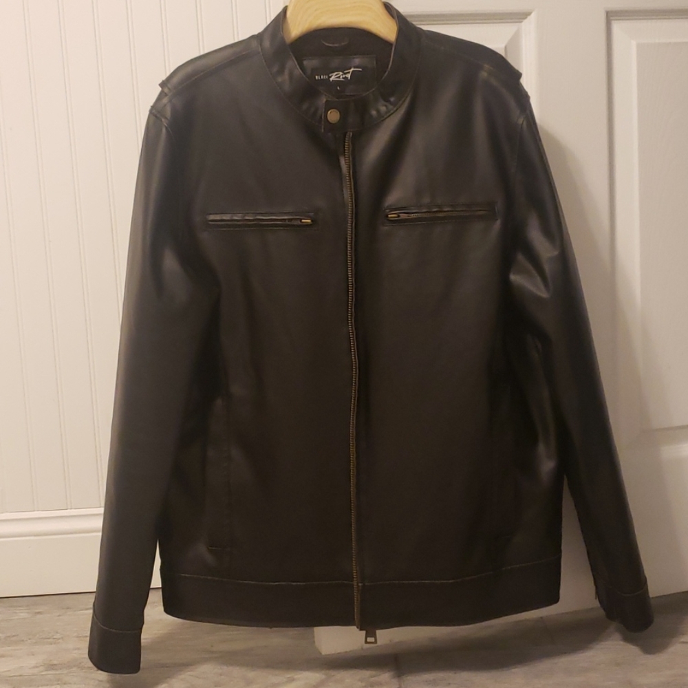 Men's Jacket Faux Leather
